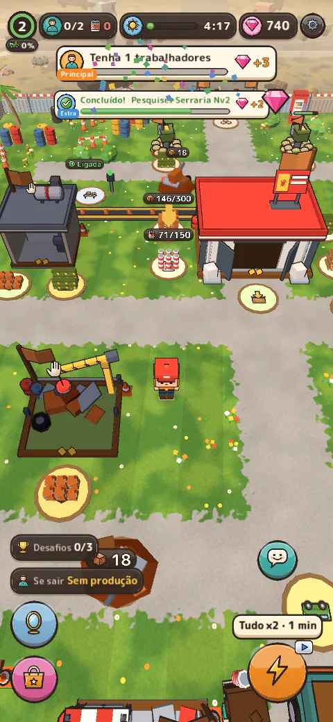 Jogo Zombie Homestead: uma base com oficina e armazém